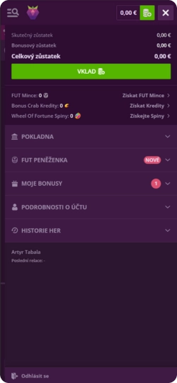 Sport v aplikaci Malina Casino