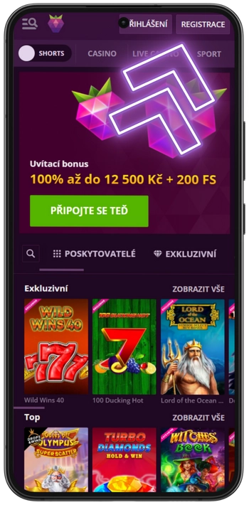 Registrace na webu