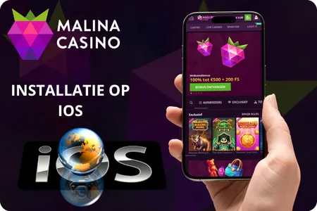 Installatie op iOS Malina Casino